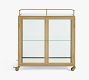 Vitrine Metal Bar Cart (32")