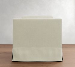 York Slope Arm Slipcovered Swivel Chair