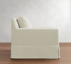 York Square Arm Slipcovered Chair