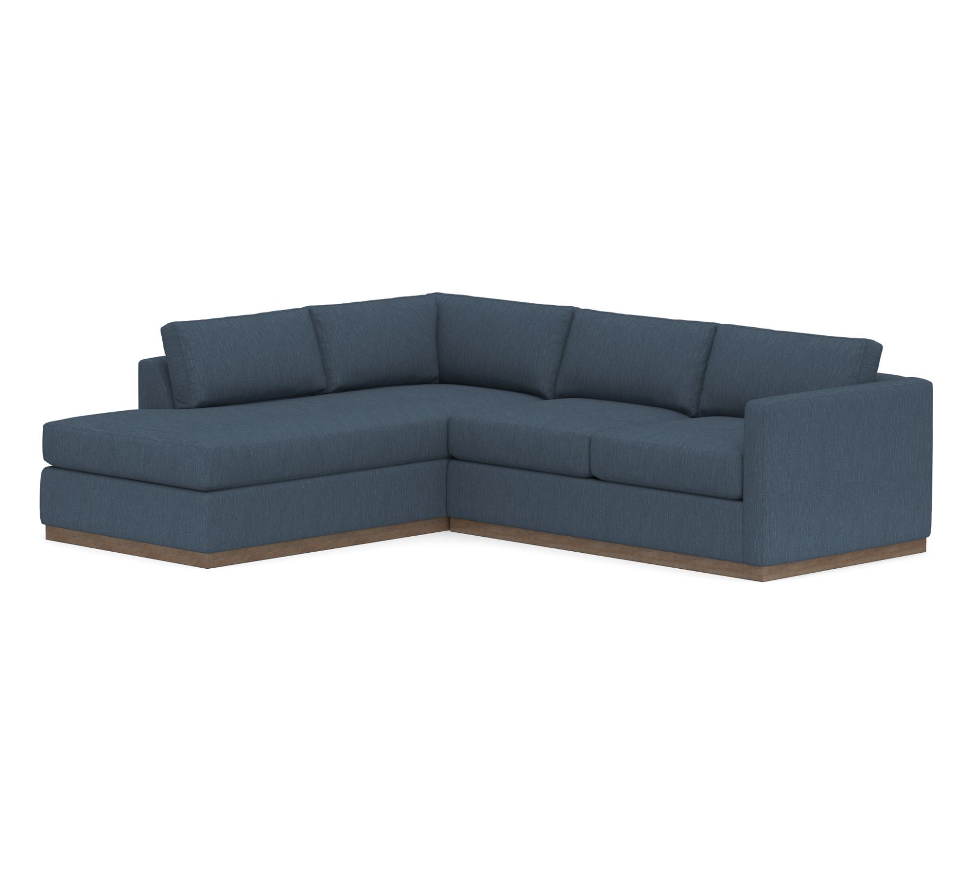 Carmel Slim Arm Wood Base Return Bumper Sectional (112"&ndash;124") - thumbnail 9