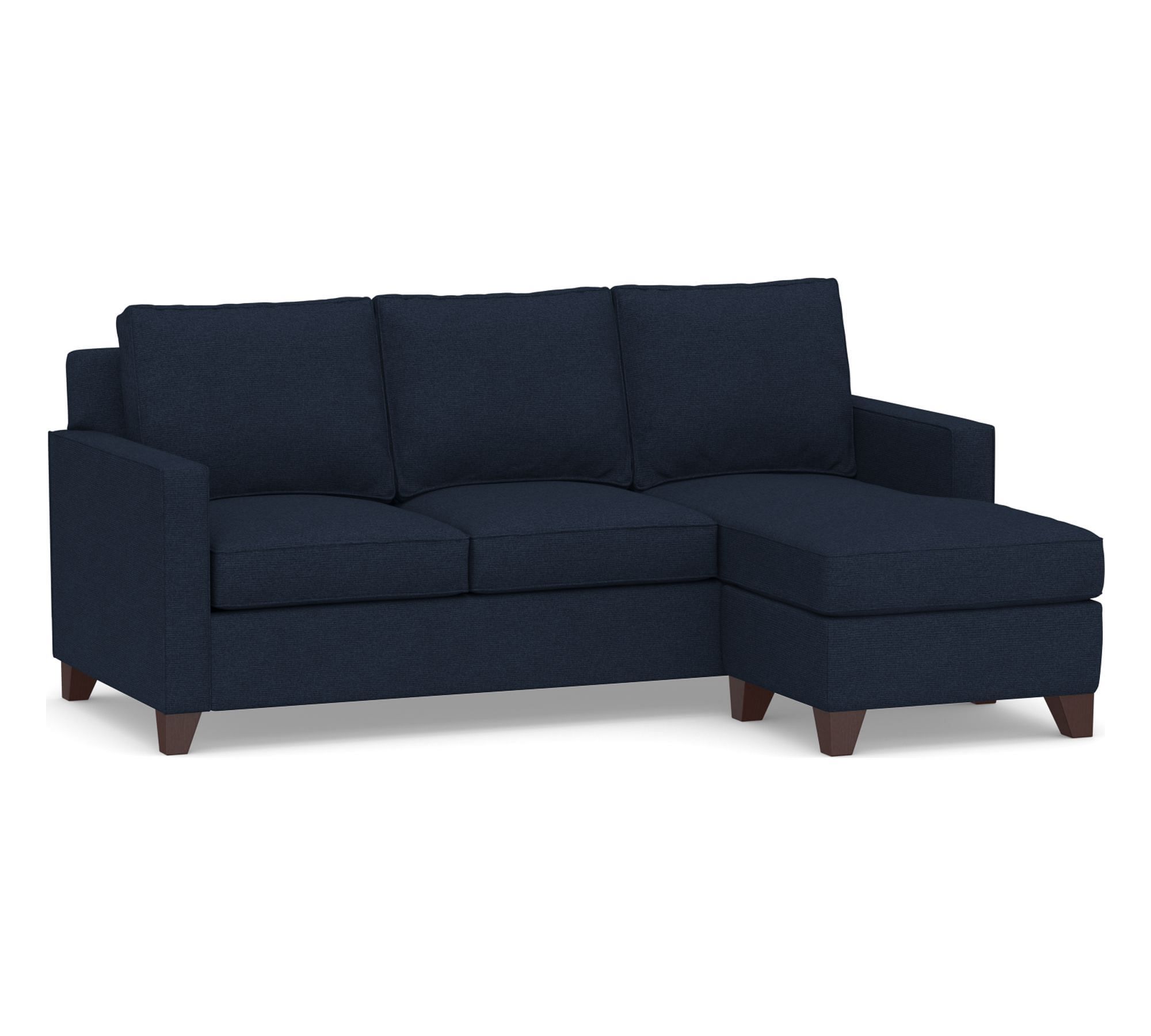 Cameron Square Arm Reversible Chaise Sleeper Sectional (89") - thumbnail 6