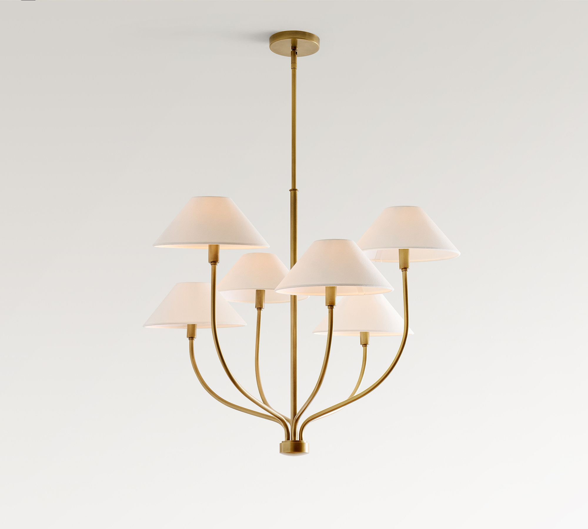 Chambers Metal Staggered Chandelier (36")