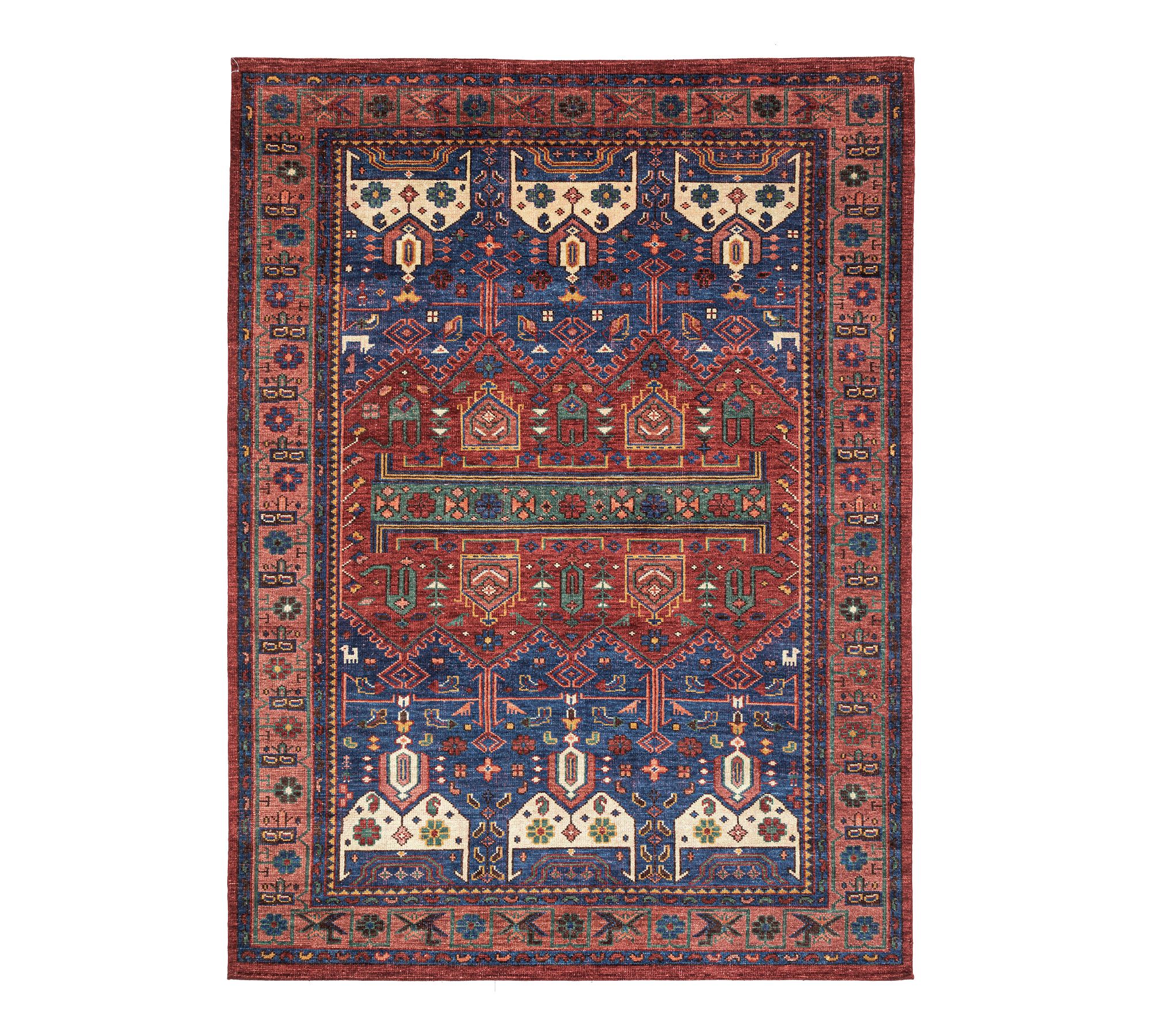 Custom Nicolette Hand-Knotted Wool Rug