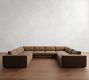 Carmel Lounge Leather U-Shaped Sectional (154")