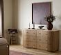 Chandon 6-Drawer Marble Dresser (65")