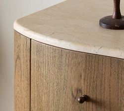 Chandon 6-Drawer Marble Dresser (65")