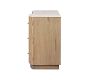 Chandon 6-Drawer Marble Dresser (65")