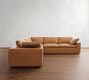 Dream Leather 3-Piece L-Shaped Sectional (120")