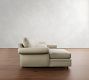 Pearce Roll Arm Double Chaise Sectional (136"&ndash;186")