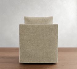 Ayden Slope Arm Slipcovered Swivel Glider