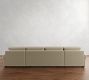 Big Sur Roll Arm Double Chaise Sectional (145"&ndash;198")