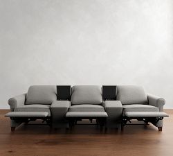 Cameron Roll Arm Power Reclining Sofa (72"&ndash;129")