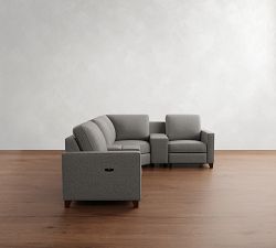 Cameron Square Arm Reversible Power Reclining Sectional (109"&ndash;123")