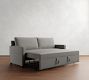 Cameron Square Arm Trundle Sleeper Sofa (87")