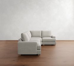 Canyon Square Arm 3-Piece Wedge Sectional (126")