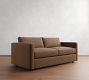 Carmel Slim Arm Leather Sleeper Sofa (80")