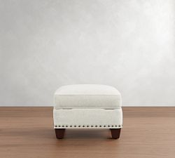 Irving Storage Ottoman with Nailheads