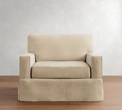 Buchanan Square Arm Slipcovered Chair and a Half