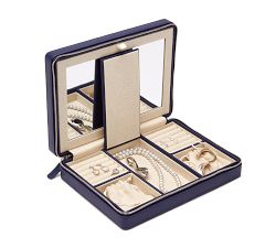 Ella Vegan Leather Travel Jewelry Case - Large