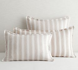 Jamie Stripe Linen Cotton Sham