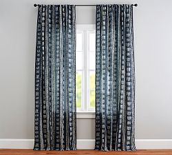Open Box: Shibori Dot Curtain