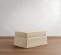 Buchanan Roll Arm Slipcovered Ottoman and a Half