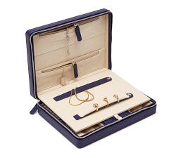 Ella Vegan Leather Travel Jewelry Case - Large