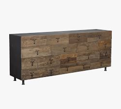 Kramer 15-Drawer Reclaimed Wood Dresser