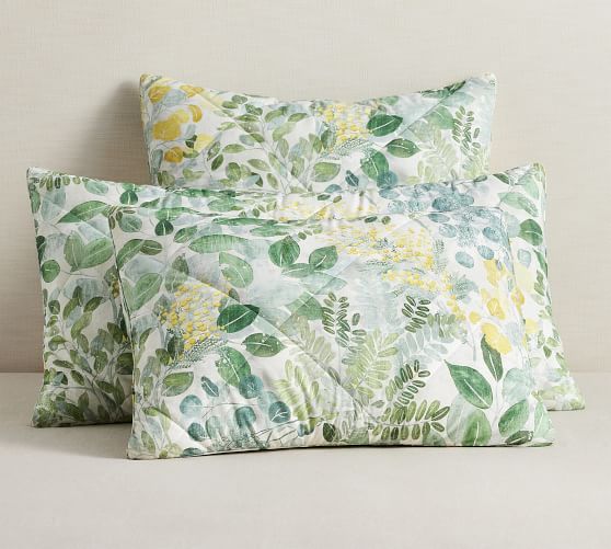 Botanical Percale Comforter Sham