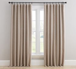 Sunbrella® Textured Canvas Indoor Curtain