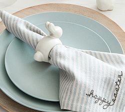 Mason Bunny Napkin Rings, Set of 4