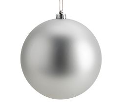 Outdoor Oversized Ornament, Set of 2 - Silver