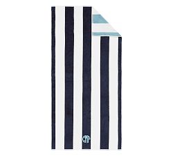 Reversible Awning Striped Beach Towel