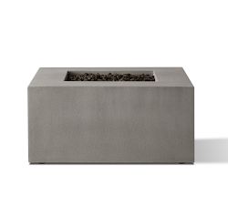 Arbor Concrete 40" Square Propane Fire Pit Table