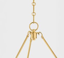 Jamey Two Tiered Shaded Round Chandelier (50")