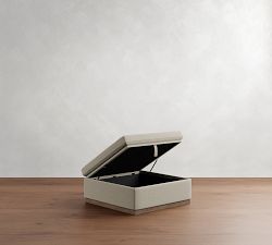 Dream Wood Base Sectional Storage Ottoman