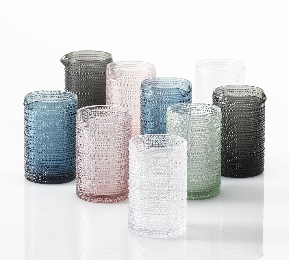 Jupiter Beaded Glass Cocktail Pitcher by Pottery Barn
