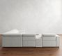 Ultra Lounge Square Arm Reclining 7-Piece Wedge Sectional (130")
