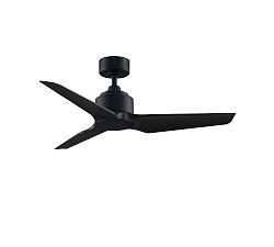 Triaire 44" Indoor/Outdoor Ceiling Fan, Black/Black Blades