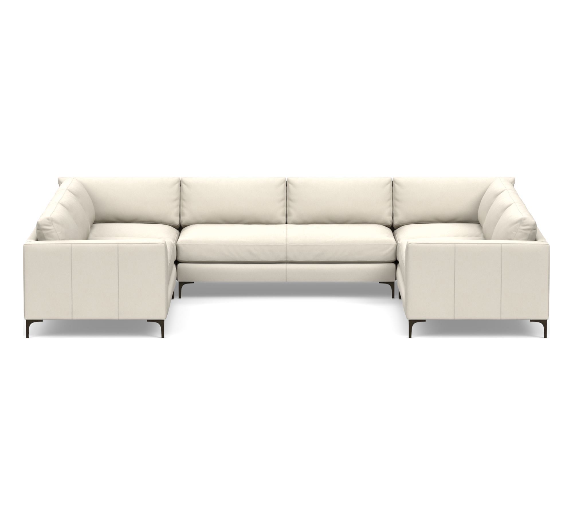 Jake Leather U-Shaped Sectional (145") - thumbnail 9