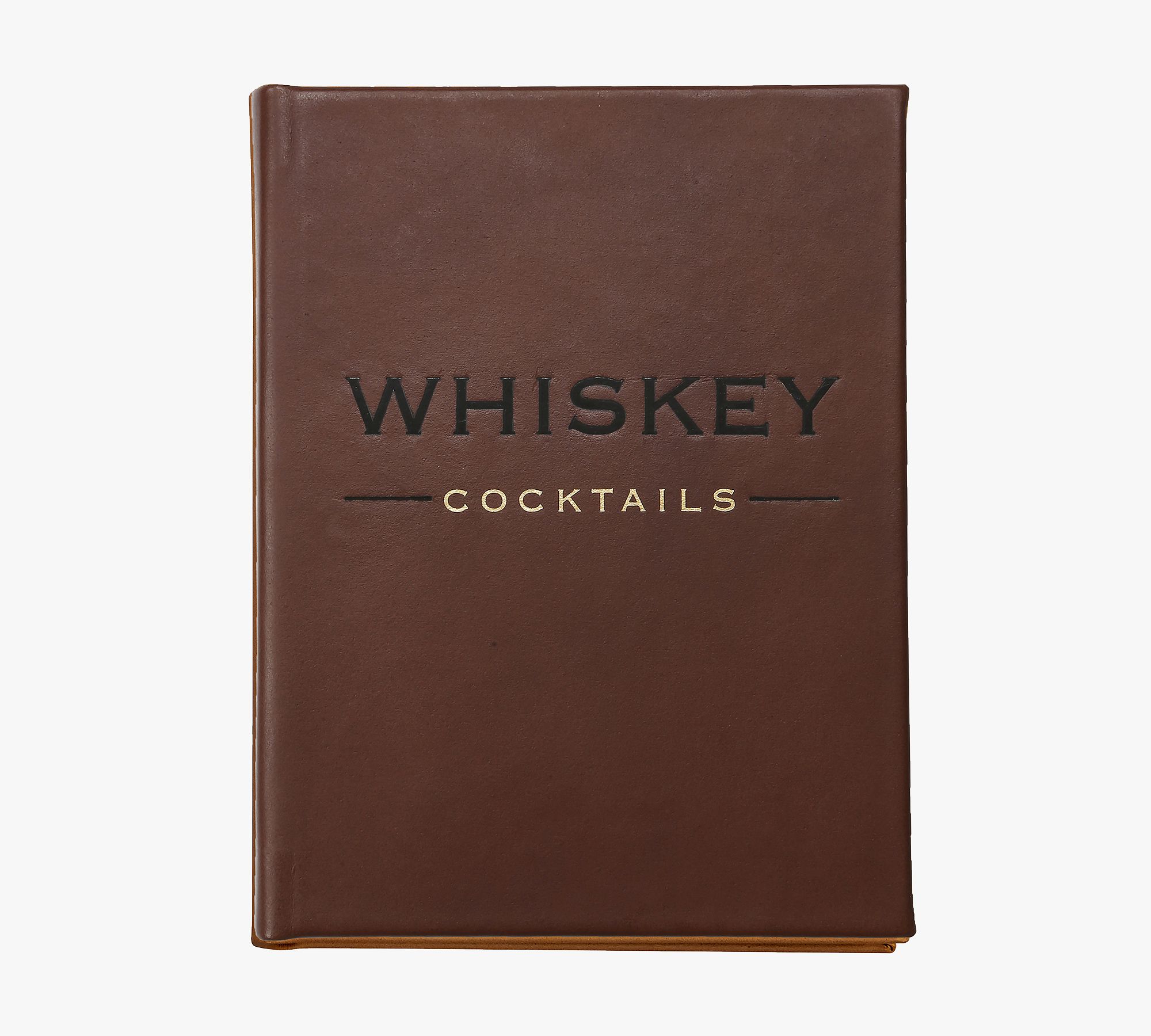Whiskey Cocktails By Taylor Bently Leather-Bound Book