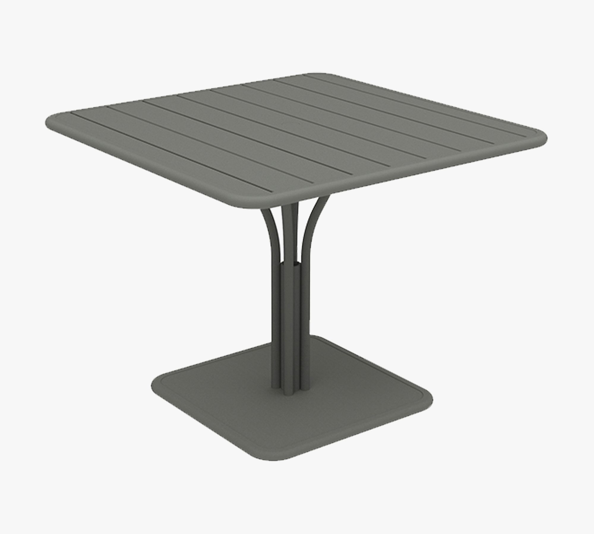 Fermob Metal Square Luxembourg Pedestal Outdoor Dining Table (36")