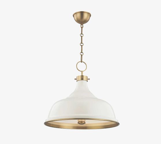 Jocelyn Metal Round Pendant (18") by Pottery Barn