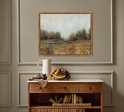 Sunday Fields Framed Canvas