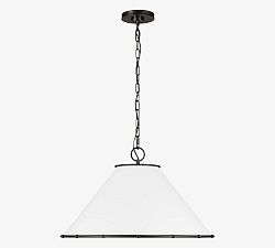 Aliana Metal Round Pendant (22" - 28")
