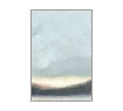 Open Box: Distant Dusk Framed Wall Art Print #2 - Gray