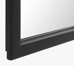 Eva Skinny Windowpane Arch Wall Mirror