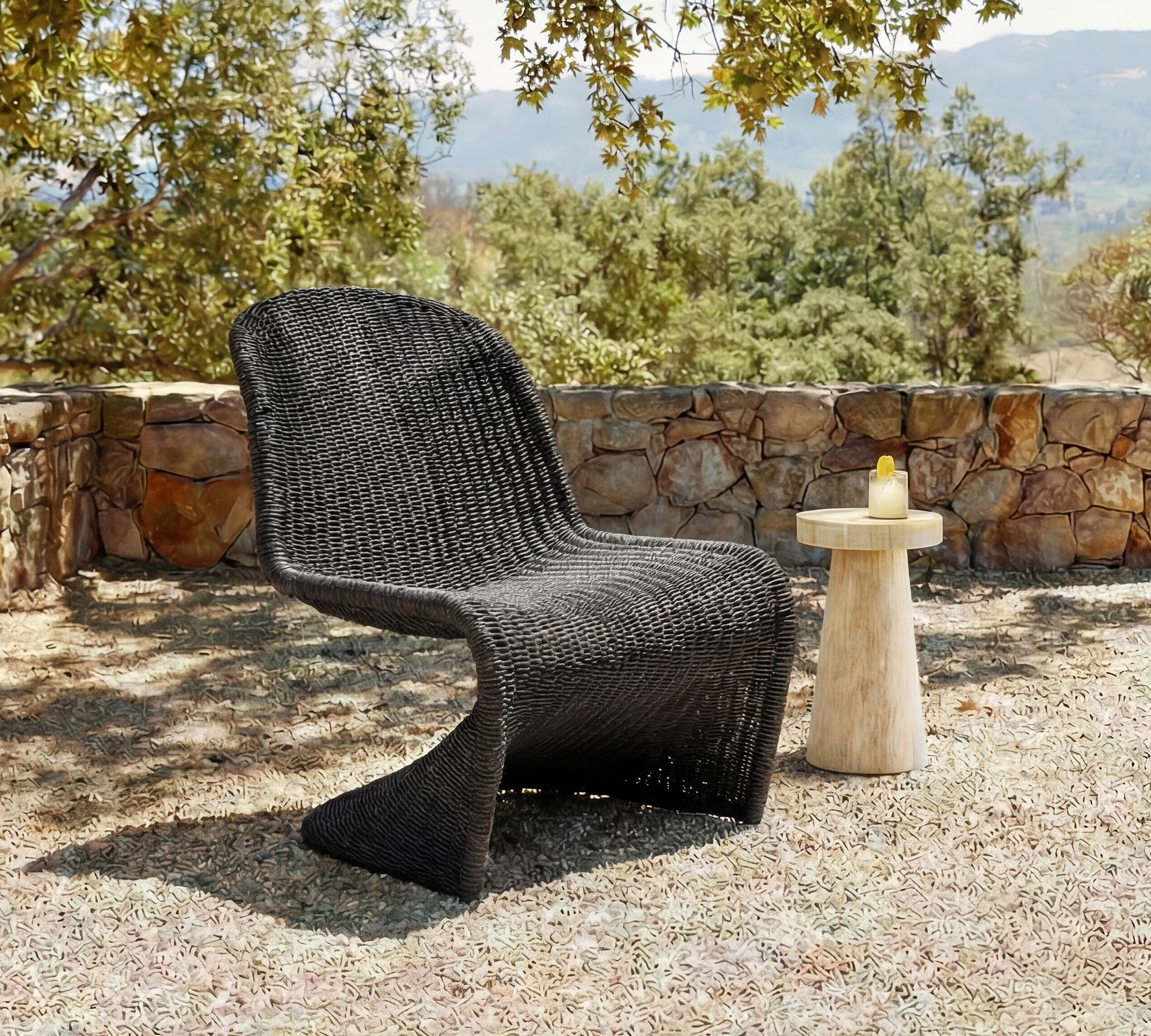 Encinitas Wicker Outdoor Lounge Chair