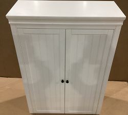 Open Box: Aubrey Modular Home Office Collection, Storage Cabinet Hutch 36"W  x 53"H - Dutch White