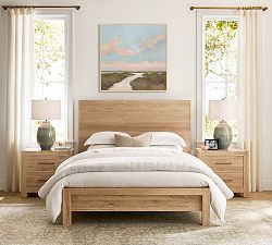 Reflection Stream Framed Canvas